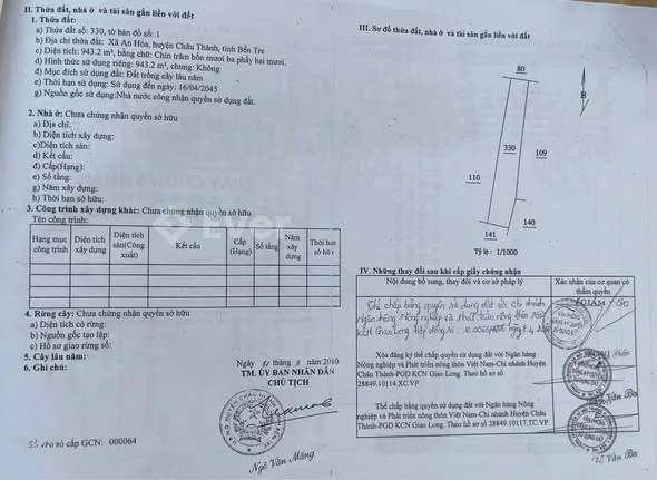 TTC.BÁN GẦN 1CONG ĐẤT VƯỜN GIÁ 650TR AN HOÁ CT BẾN TRE