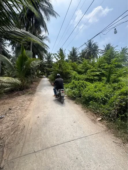 1 nền đất nền wiew kênh sổ hồng sản..Gần bến phà bình ninh500m ,ấp Tân Phú xã tân Thới - 210 triệu - 165m²