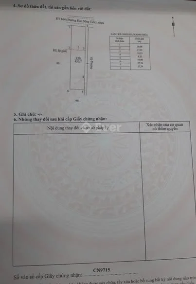 NỀN ĐẤT VIP – MẶT TIỀN TL 864 Diện tích: 10m × 45mGiá bán: 1,5 tỷ thương lượng