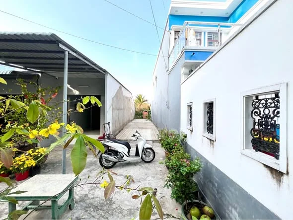 106m² FULL THỔ CƯ – GIÁ 1 TỶ 250 – TTTP MỸ THO Diện tích: 106m² (3.4 × 33m) – nở hậu Thổ cư 100%