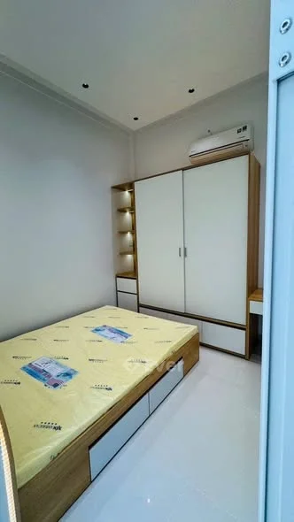 TT Bán nhà mới mặt tiền lộ Thống nhất - Bình Phú cách Chợ Phường 7 khoảng 500m. — Dt: 130m2, có 99m