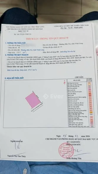 TTC TT- Bán nền Bình phú- DT: : 173m2, ngang 11m x 15m- Đất cách đường Đông Tây sắp làm 20m