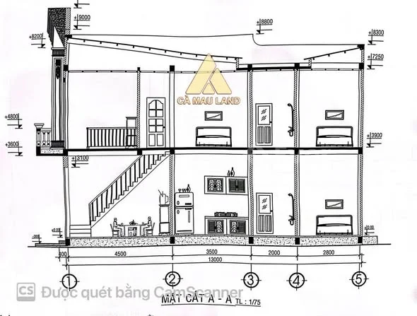 Nhà xinh 1 trệt 1 lầu đang hoàn thiện KDC Tân Xuyên Khu dân cư đang phát triển, dân cư đông