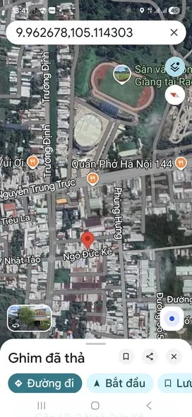 Bán nhà MT Ngô Đức Kế – P. An Bình – Rạch Giá 4×21m, thổ cư 100%, xây hết đất 1 trệt 1 lầu