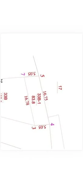 E có lô đất tại Tảo Khê, An Mỹ, Mỹ Đức. Diện tích 83,8m. Mặt tiền= hậu 5m05