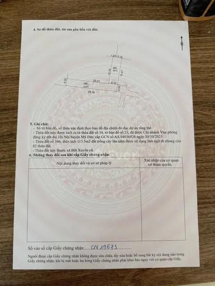 ĐẤT ĐẸP BỘT XUYÊN, MỸ ĐỨC, HÀ NỘI Diện tích: 80m² – Full thổ c Pháp lý rõ ràng, sẵn sàng sang tên