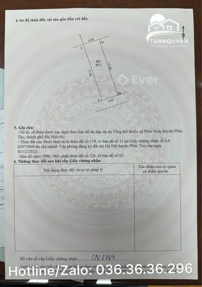 BÁN LÔ ĐẤT F0 – PHÚC HOÀ, PHÚC THỌ | GIÁ ĐẦU TƯ Vị trí đẹp, tiềm năng tăng giá rõ nét