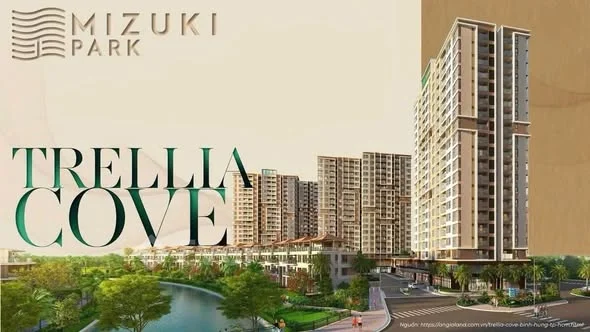 CĂN HỘ TRELLIA COVE – MIZUKI PARKDiện tích: 60m² | 2PN – 1WC – Ban côngGiá chỉ: 4,2TỶ