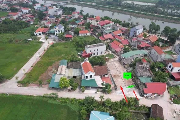 Siêu Phẩm Trục ChínhTại : Thôn Trãi, Vân Từ, Phú Xuyên- Diện tích 80m- mt 6,5m