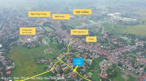 5 lô FO diện tích >100m2 giá nhỉnh 1tỷ /1lôTDP Đức Thịnh Thị Trấn Thắng Hiệp Hoà (cũ)