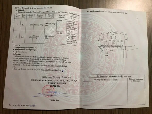 Lô đất 50m² tại Mỹ Dương, Thanh Mai - Giao thông thuận lợi