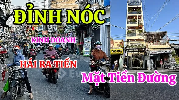 Mặt tiền ngay Chợ Có Thang Máy Mặt tiền chợ Trần Quang Cơ. P. Hiệp Thành. Q12