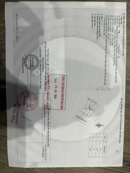 Đất kinh doanh trung tâm thành phố vĩnh yên đường trần phú 1 lô duy nhất