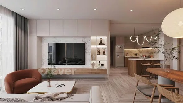 LUSSO SAIGON - CĂN 2 PHÒNG NGỦ HÀNG HIỆU Vị trí ở tầng trung (21–24)