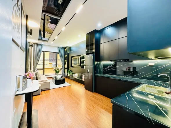 NGUYỄN VẰN HUYÊN 40/45M² – 6 TẦNG – MT 4.5M – 15.8 TỶ – CẦU GIẤY Gara ô tô – Thang máy