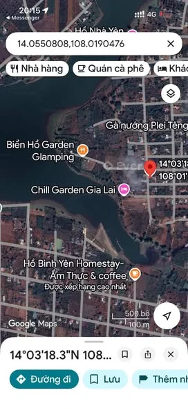 BÁN LÔ ĐẤT NHÀ VƯỜN – LÔ GÓC 2 MẶT TIỀN GẦN BIỂN HỒ PLEIKU