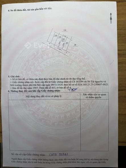 Chủ đất cần bán • Diện tích: 40,0m² • Vị trí: thôn kim bài, xã thanh oai
