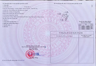 🏡 CHỈ HƠN 200 TRIỆU – SỞ HỮU NGAY LÔ ĐẤT 100M² CÓ SỔ ĐỎ TẠI PHÚ THỌ 🔥