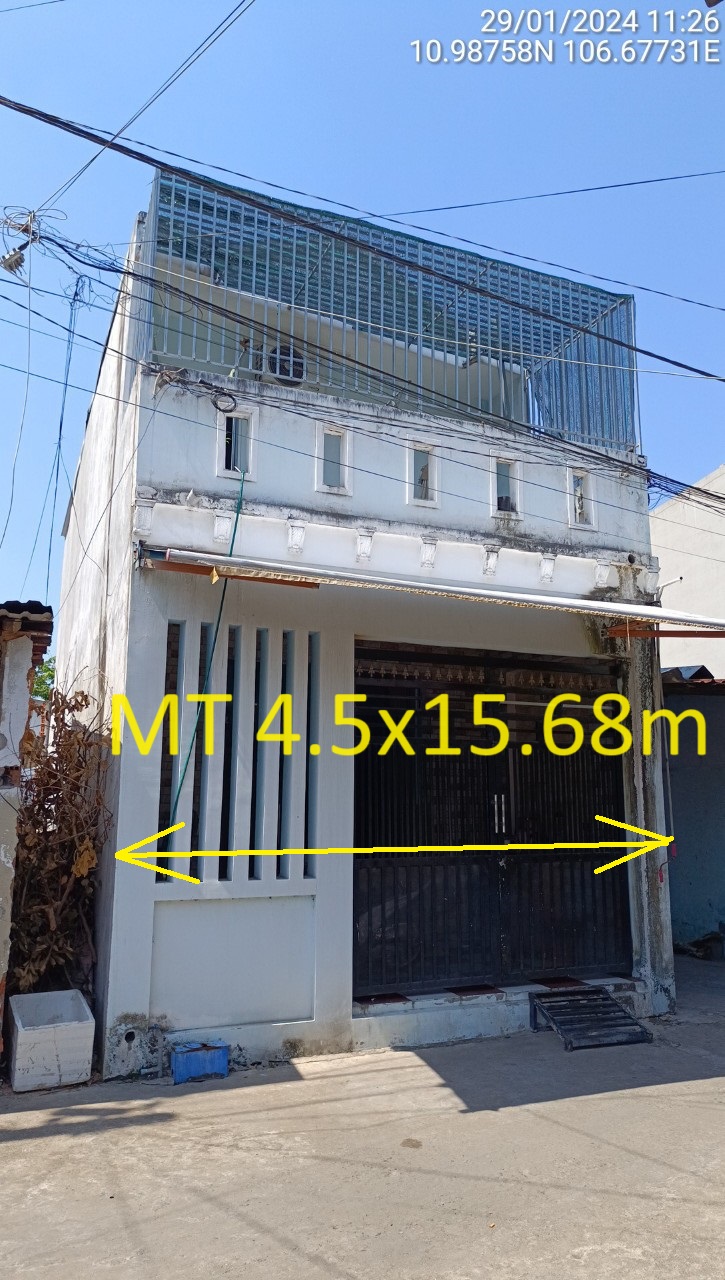 Nhà hời cực hiếm giá 1 Tỏi 8. Kết cấu sẵn 1 Trệt 1 lầu 4 PN và 2WC