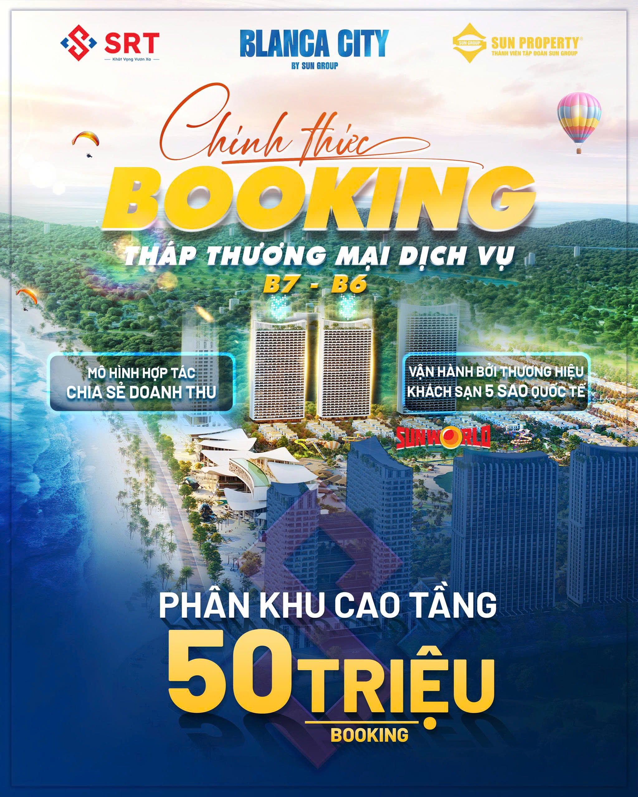 BLANCA CITY VŨNG TÀU - CHÍNH THỨC NHẬN BOOKING CAO TẦNG B6 B7 MỚI GIAI ĐOẠN 2