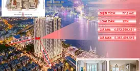 🌟 CĂN GÓC 2PN DUY NHẤT – PENINSULA ĐÀ NẴNG 🌟 - 4,9 tỷ - 77.6m²
