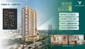 SỐC! CĂN HỘ 3PN, 112M² - NGAY TRUNG TÂM ĐÀ NẴNG CHỈ 56TR/M²