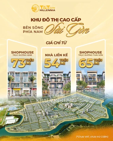 NHÀ PHỐ GIÁ TỐT NHẤT TẠI T&T CITY MILLENNIA – CƠ HỘI AN CƯ TRONG TẦM TAY