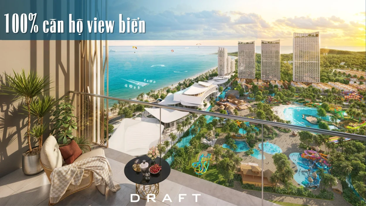 CĂN HỘ GÓC 2PN BLANCA CITY Duy nhất 1 căn còn lại – View trực diện Công viên nước Sun World