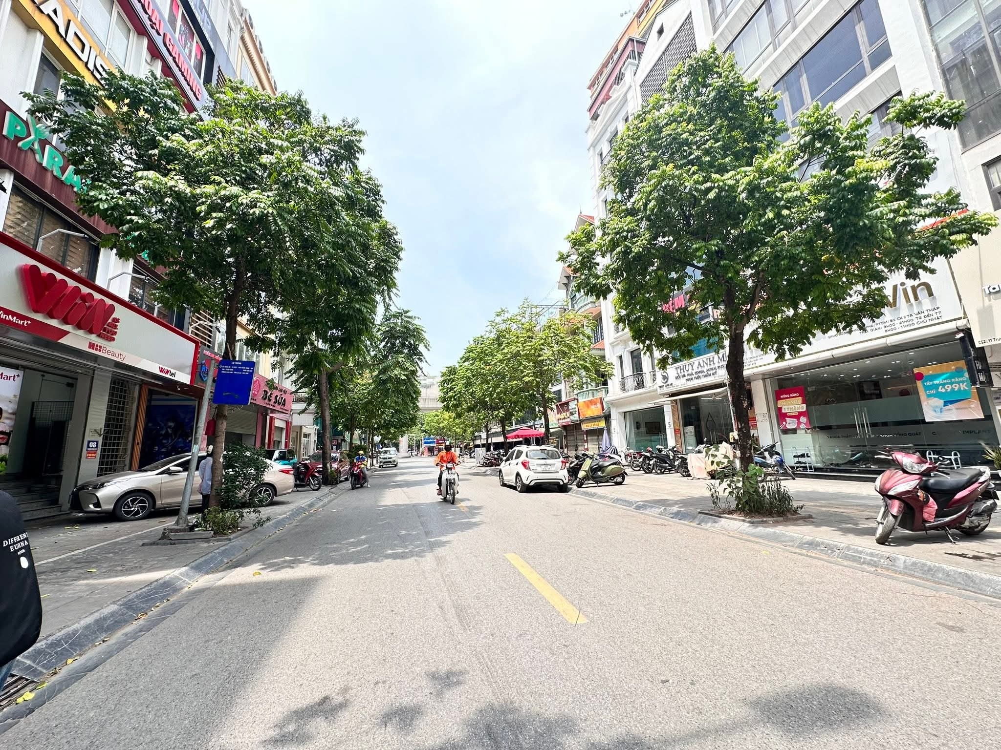 BÁN TÒA NHÀ MẶT PHỐ TRƯƠNG CÔNG GIAI, CẦU GIẤY, DT 90M², 7 TẦNG, MT 5,9M, HẦM, THANG MÁY, GIÁ 67 TỶ