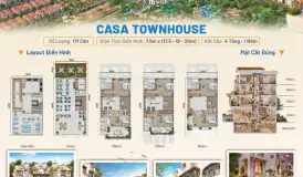 Nhà phố liền kề Blanca City Vũng Tàu chiết khấu đến 7% an cư và khai thác mặt tiền kinh doanh