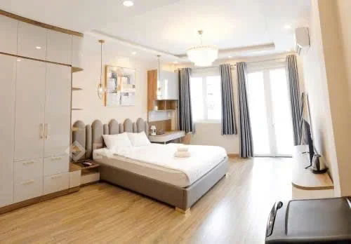 Nhà phố xinh 6 x 18.5m 1 trệt 3 lầu Lê Thị Riêng Bến Thành Q1 TP.HCM