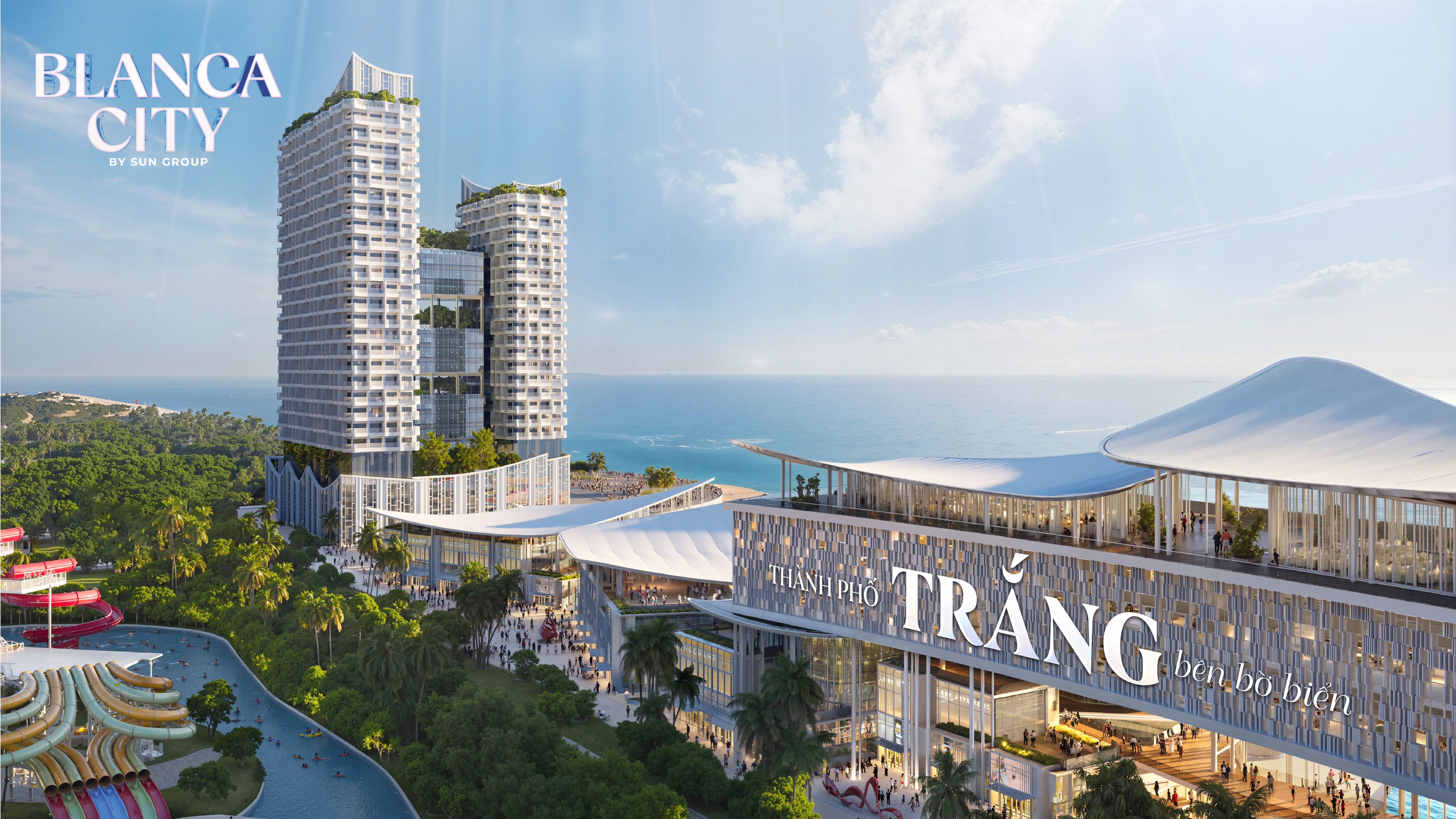 CĂN HỘ GÓC 2PN BLANCA CITY Duy nhất 1 căn còn lại – View trực diện Công viên nước Sun World
